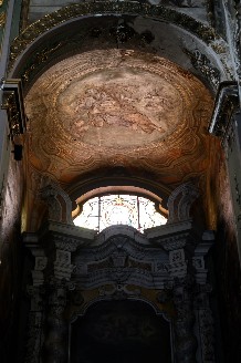Volta affrescata della Cappella della Natività nella Chiesa di Santa Maria Assunta in Palmaro (Genova)