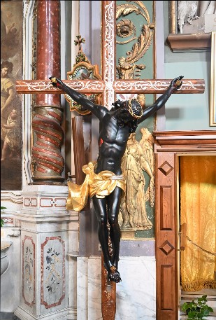 Crocifisso processionale della Chiesa di Santa Maria Assunta in Palmaro (Genova)