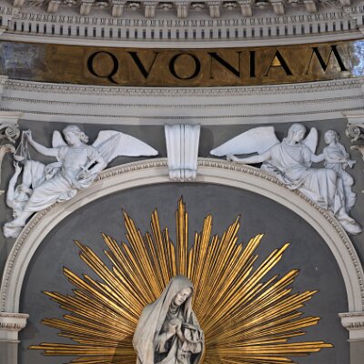Il Giudizio Universale rappresentato sopra l'Altare Maggiore