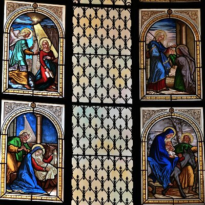 Annunciazione, Visitazione, Natale, Fuga in Egitto