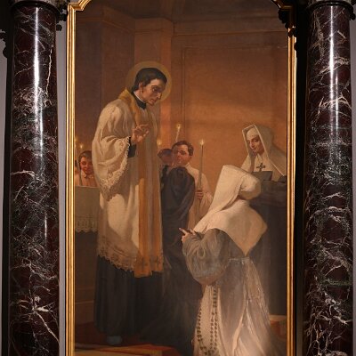 Louis-Marie nel 1701 diviene cappellano dell'ospedale 