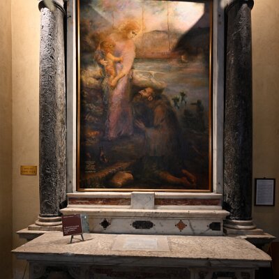 visione mistica di San Francesco Maria di Camporosso