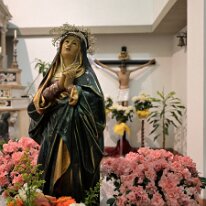 Santa Maria dei Servi esposta presso l'Altare Maggiore