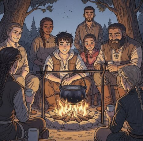 Illustrazione astratta di dialogo etico